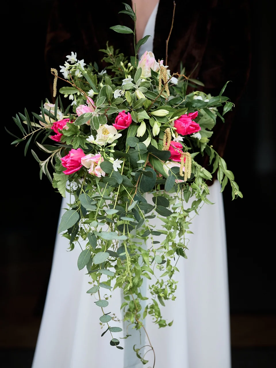 A moment from Rachel & Thomas’s wedding at Godwick Hall & Great Barn