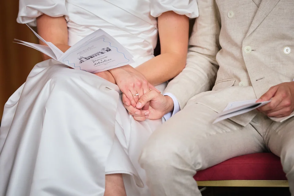A moment from Jas & Seb’s wedding at St Martin’s Church, New Buckenham