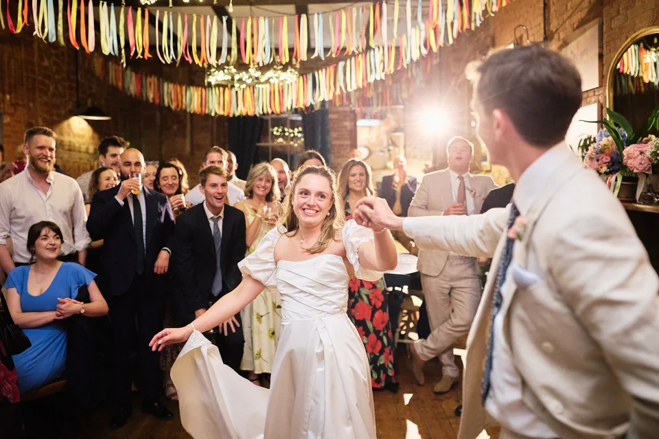 A moment from Jas & Seb’s wedding at St Martin’s Church, New Buckenham