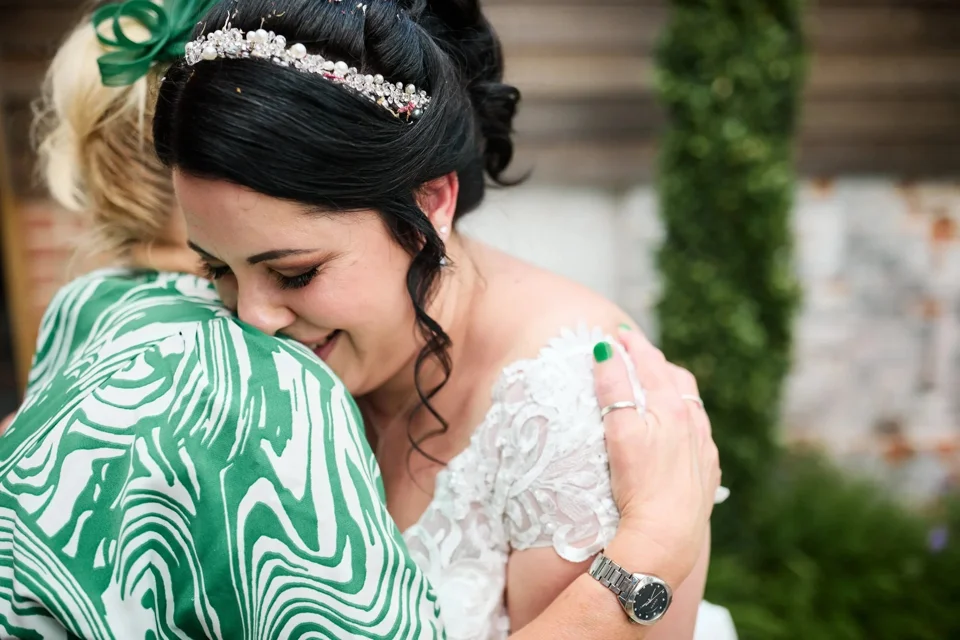 A moment from Ruth & Mark’s wedding at Bressingham Hall & High Barn