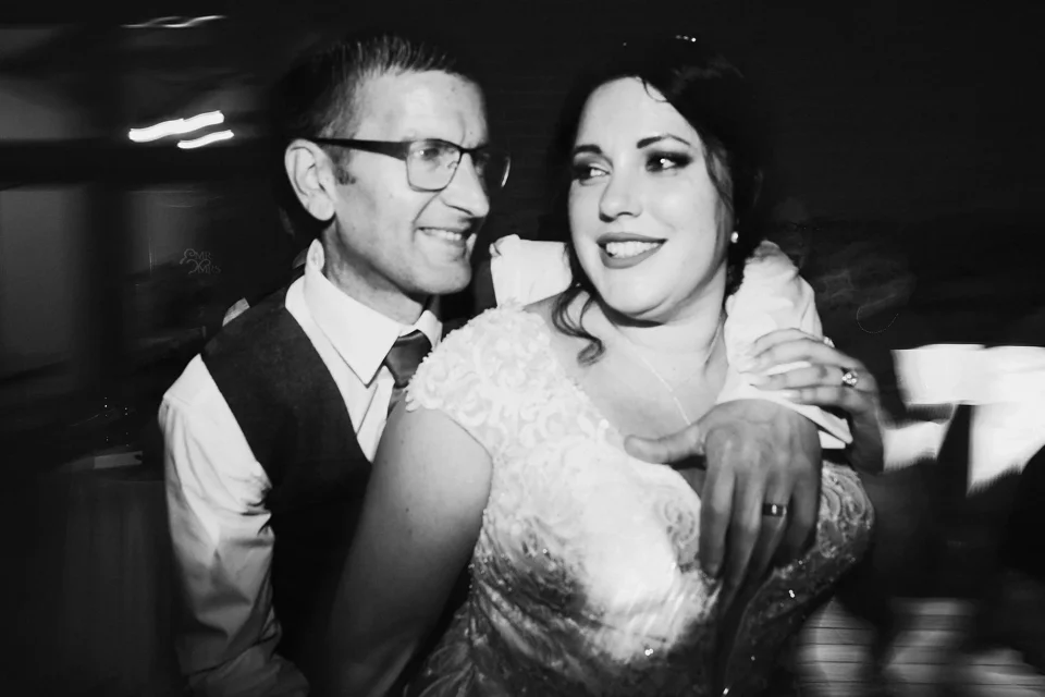 A moment from Ruth & Mark’s wedding at Bressingham Hall & High Barn