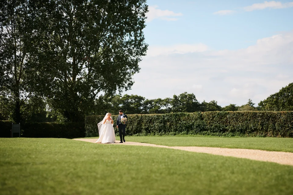 A moment from Alisa & Sam’s wedding at Pentney Abbey