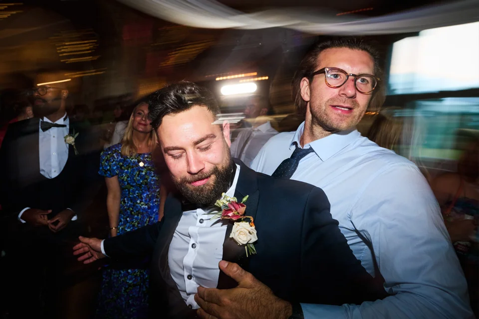 A moment from Alisa & Sam’s wedding at Pentney Abbey
