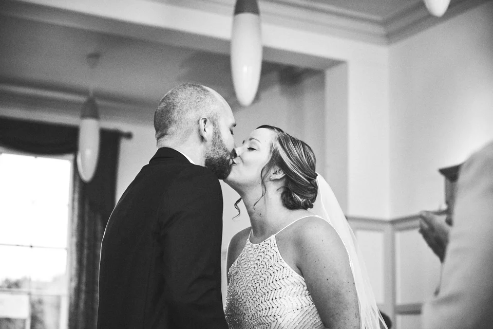 A moment from Hayley & Adam’s wedding at The Georgian Townhouse