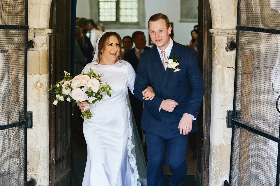 A moment from Jess & Freddie’s wedding at Barnston Lodge
