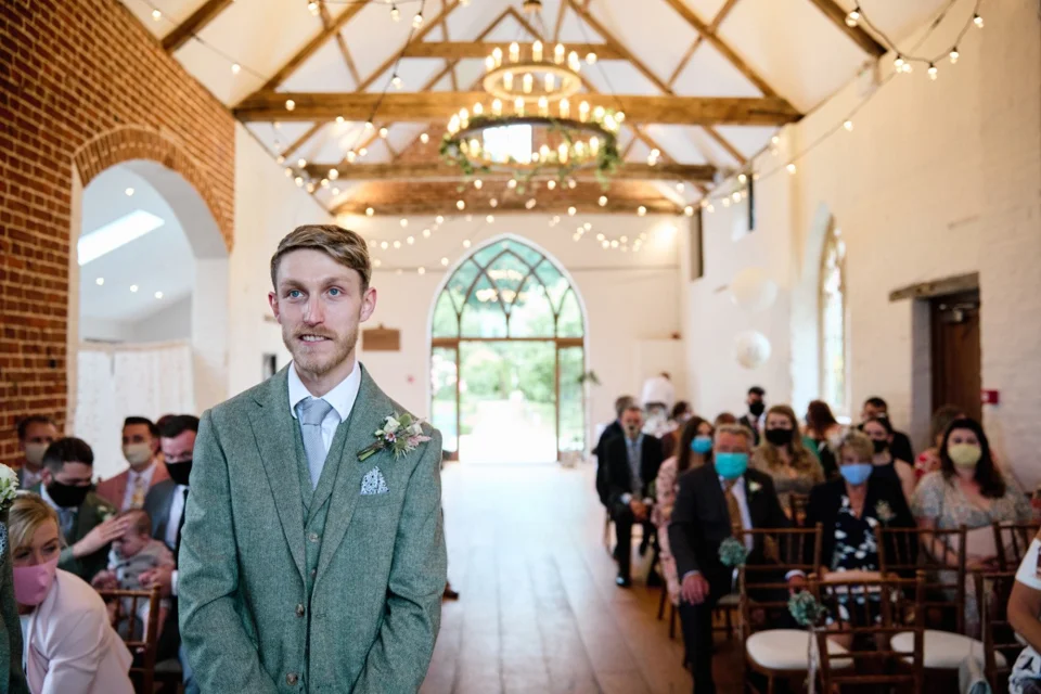 A moment from Samantha & Leon’s wedding at The Reading Room