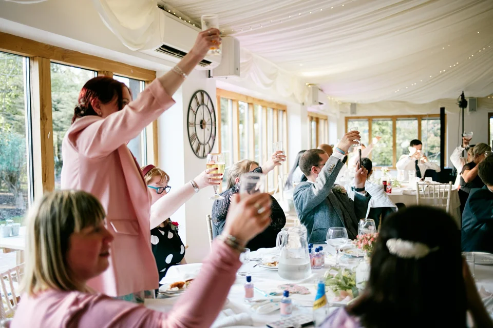 A moment from Faye & Paul’s wedding at Ivy House Country Hotel