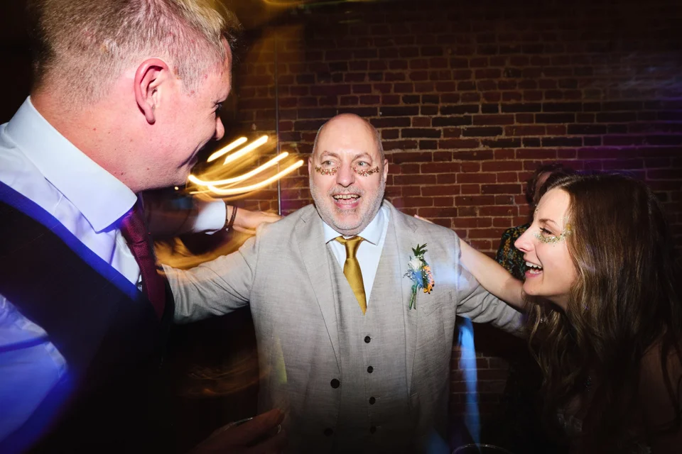 A moment from Sophie & Elliott’s wedding at Glebe Farm Barn