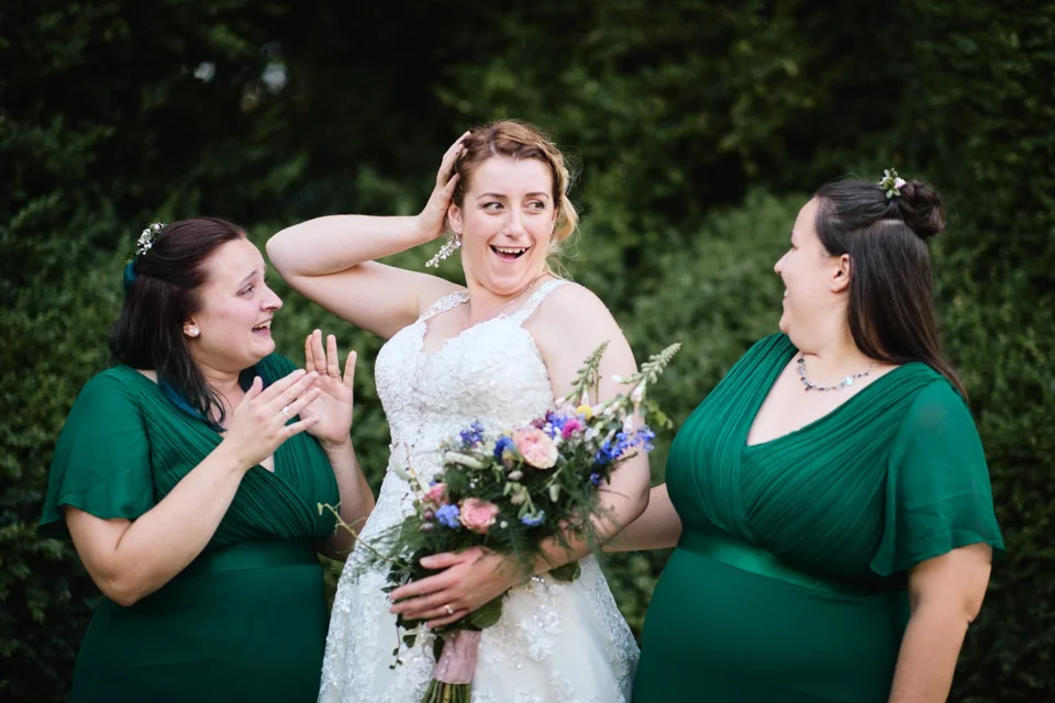 A moment from Harriet & Mark’s wedding at Hockwold Hall