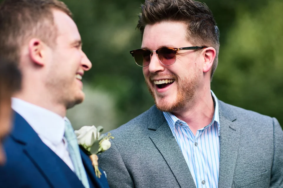 A moment from Alice & Sam’s wedding at The Reading Room